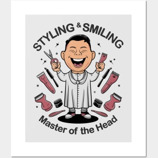 styling and smilimg master of the head Posters and Art
